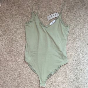 Gaze Muted Green Bodysuit